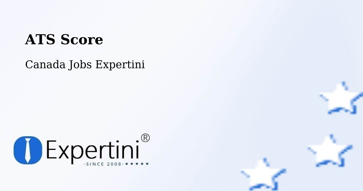 Resume ATS Score & Job Description Match Tool – Springdale - Canada Jobs Expertini
