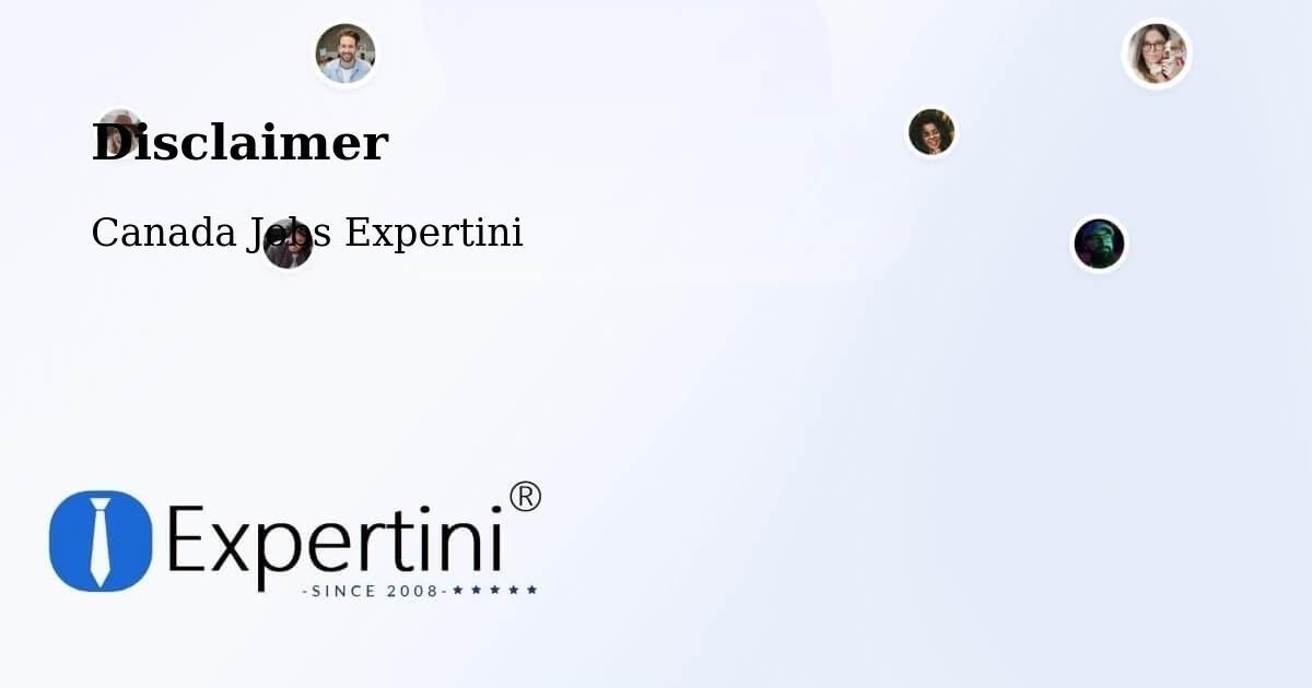 Disclaimer – Springdale - Canada Jobs Expertini