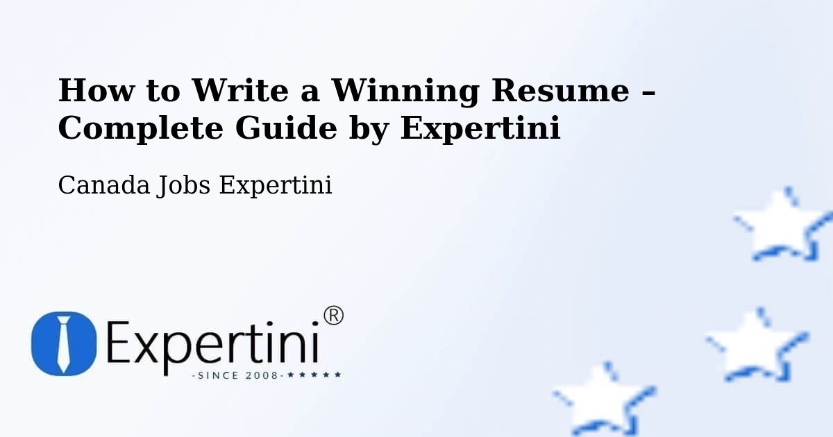 Resume Writing Guide for Job Seekers – Springdale - Springdale, Canada Jobs Expertini